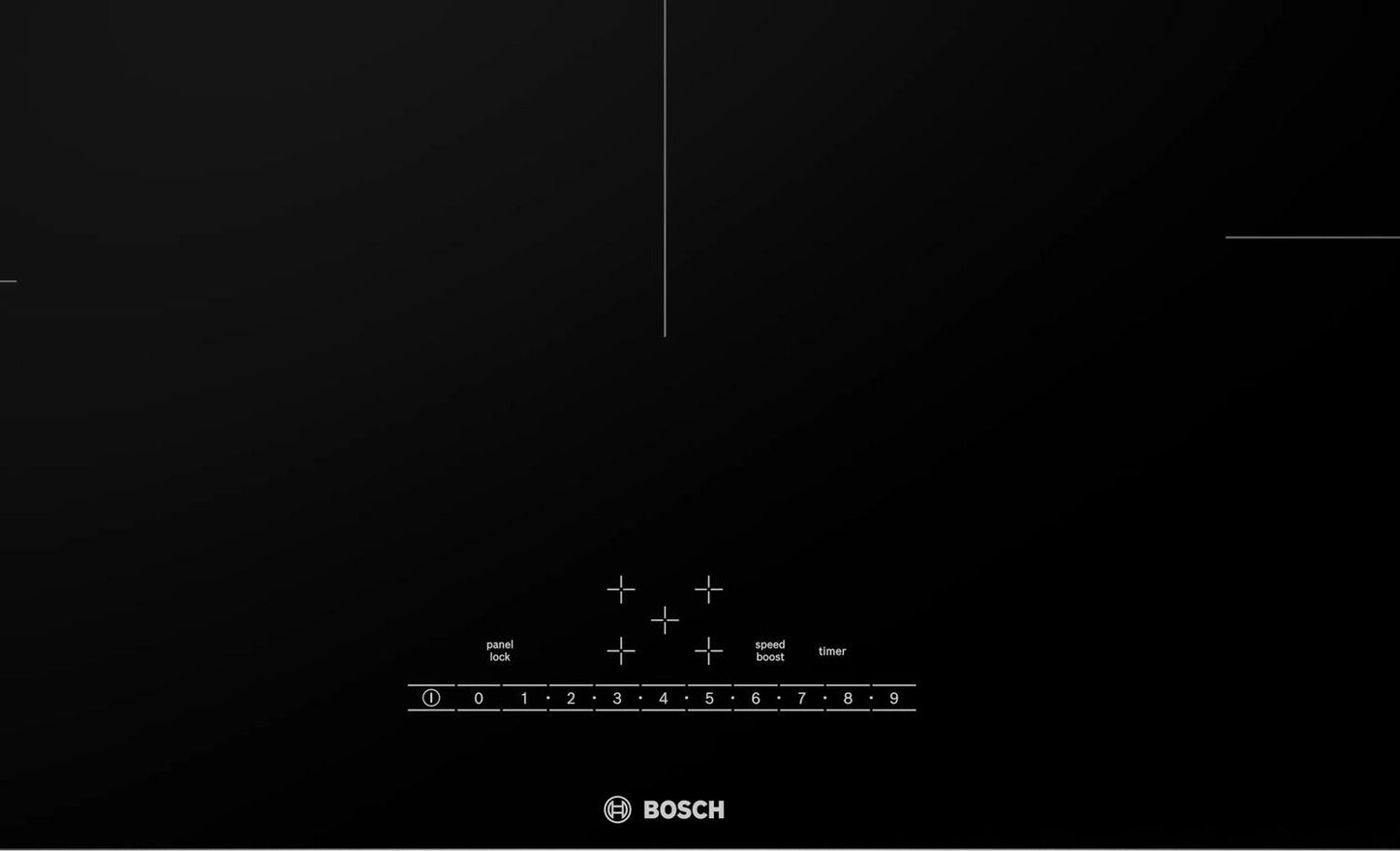 BOSCH NIT5660UC 500 Series Induction Cooktop 36'' Black, Surface Mount Without FRAM...