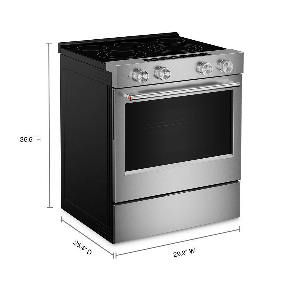 KITCHENAID KSES530SPS KitchenAid 30-inch 5-element Electric Slide-in Convection Range