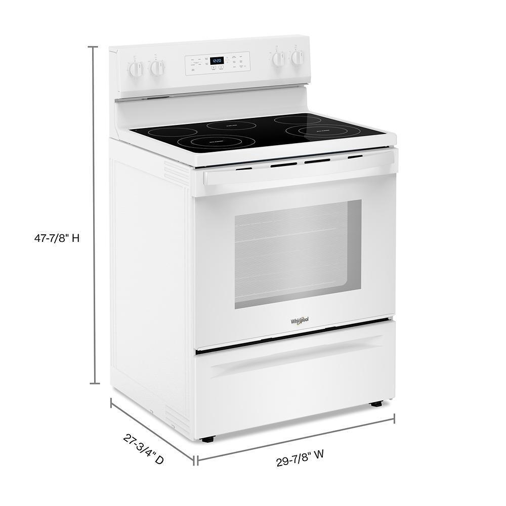WHIRLPOOL WFES3330RW Whirlpool 30-inch Electric Range With Steam Clean