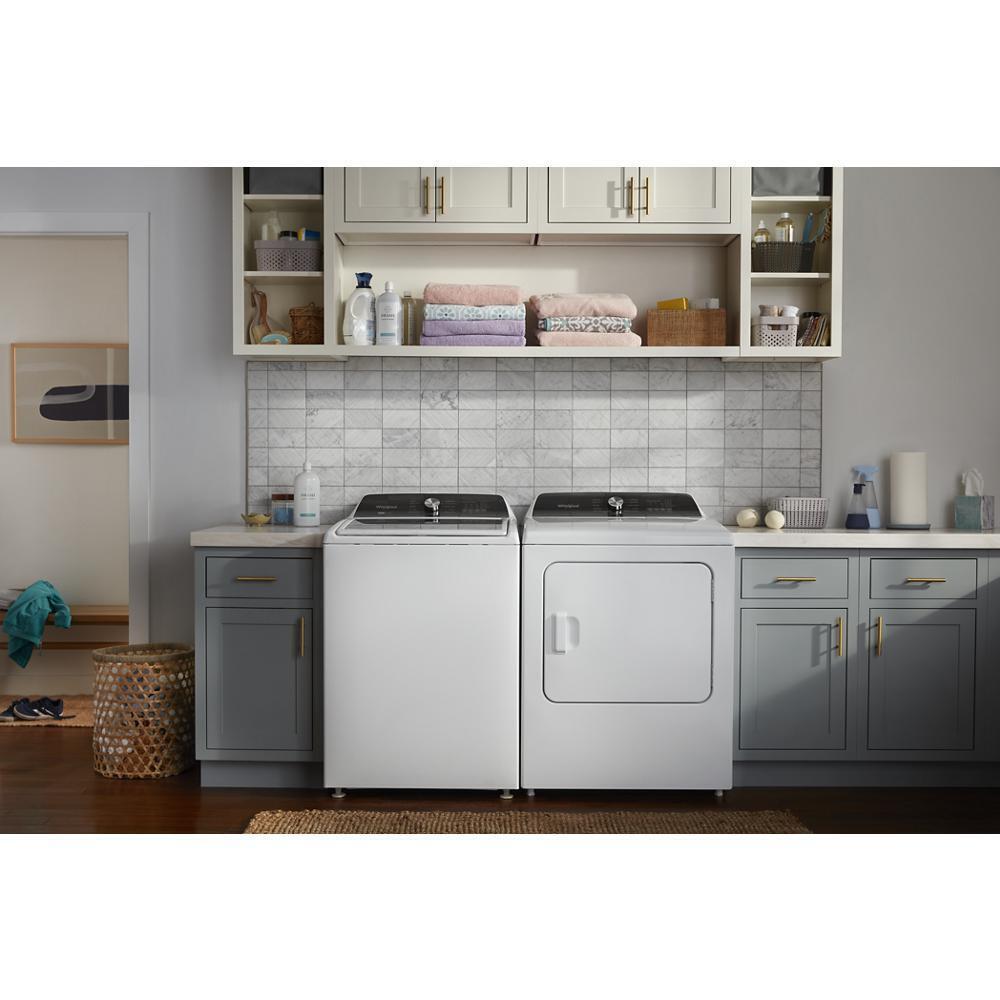 WHIRLPOOL WGD5050LW Whirlpool 7.0 Cu. Ft. Top Load Gas Moisture Sensing Dryer With Steam