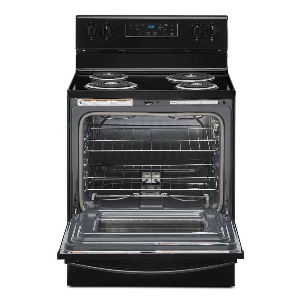 WHIRLPOOL WFC315S0JB 4.8 Cu. Ft. Whirlpool Electric Range With Keep Warm Setting
