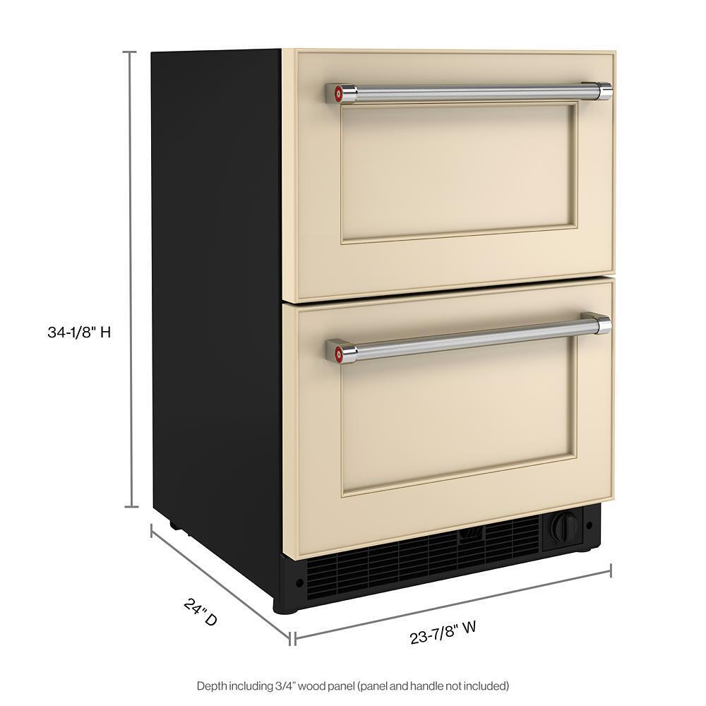 KITCHENAID KUDF204KPA 24"" Panel-ready Undercounter Double-drawer Refrigerator/freezer - P...