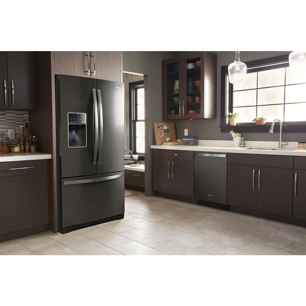 WHIRLPOOL WRF757SDHV Whirlpool 36-inch Wide French Door Refrigerator - 27 Cu. Ft. - B...