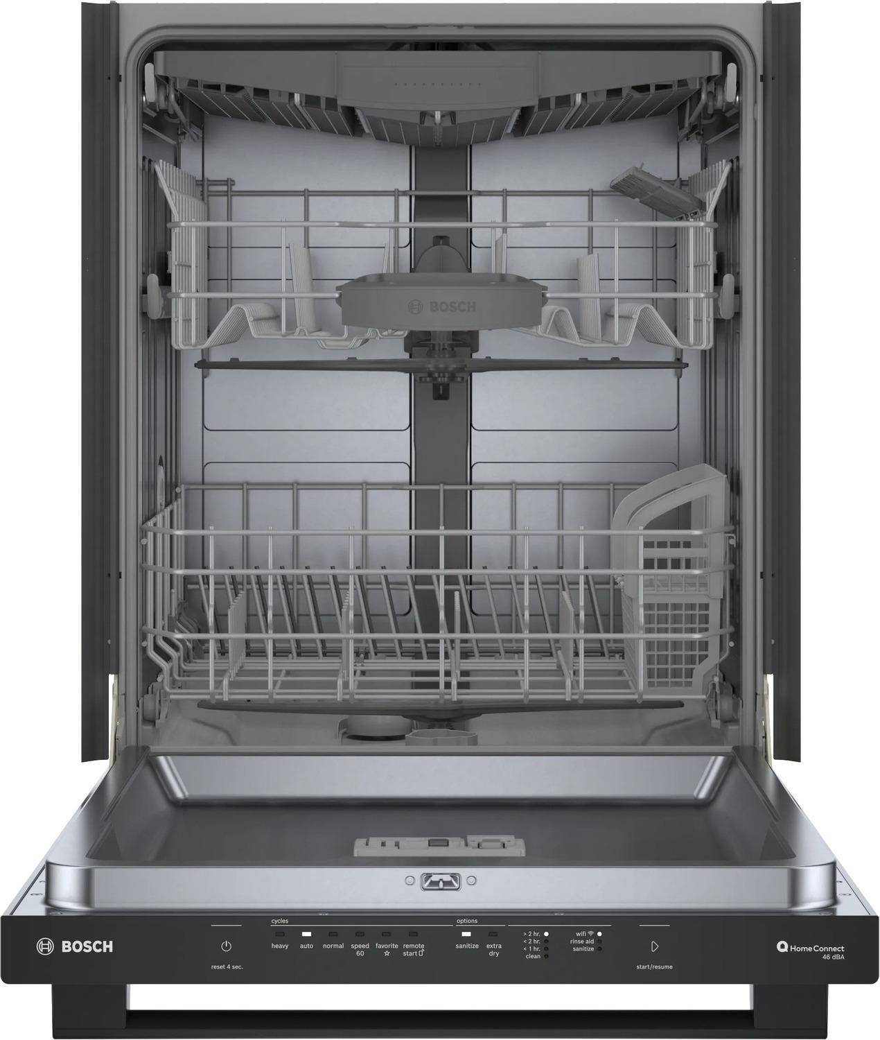 BOSCH SHX5AEM6N Bosch Dishwasher 24"" Black