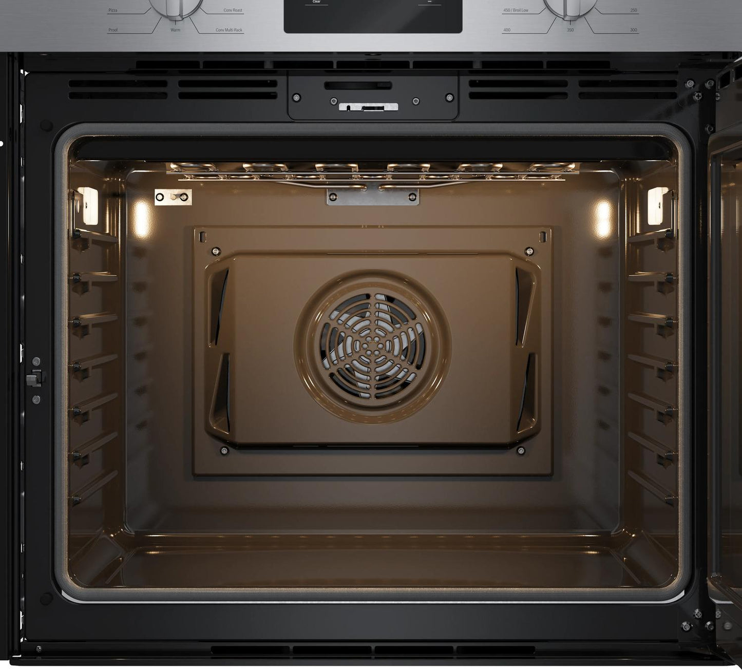BOSCH HBL5455RUC 500 Series Single Wall Oven 30"" Right Sideopening Door, Stainless S...