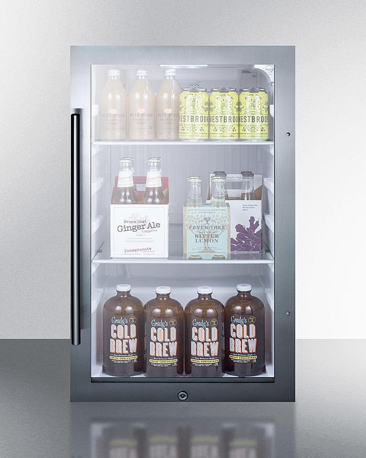 SUMMIT SPR489OS Commercially Approved Outdoor Beverage Cooler for Built-in or FREES...