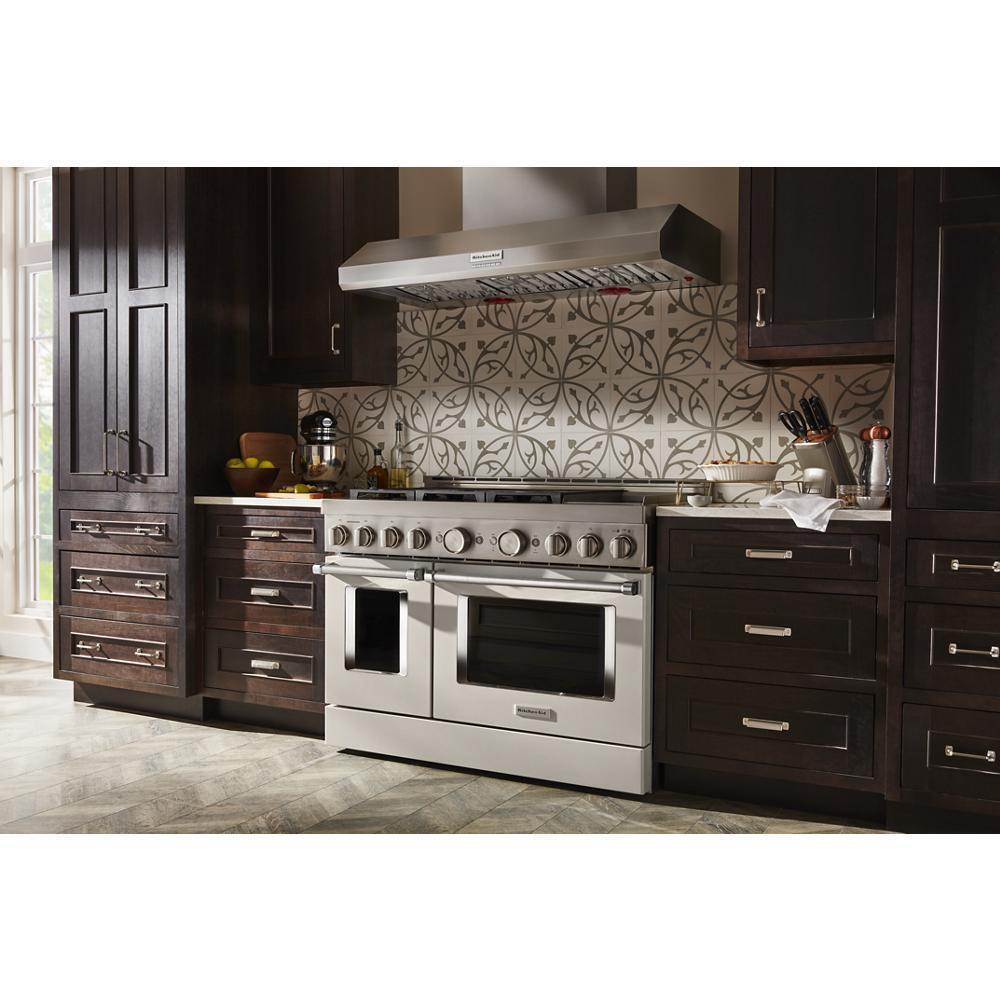 KITCHENAID KFGC558JMH Kitchenaid 48'' Smart Commercial-style Gas Range With Griddle - ...