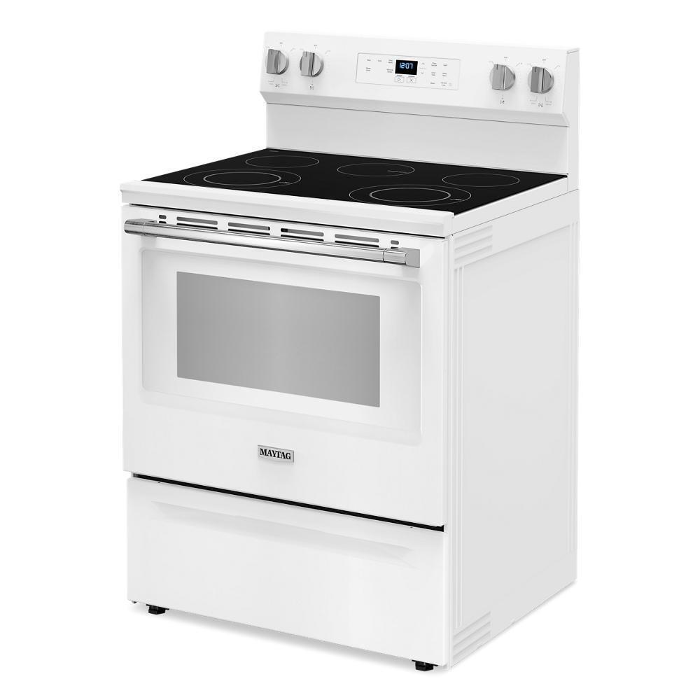 MAYTAG MFES4030RW Maytag 30-inch Wide Electric Range With Steam Clean - 5.3 Cu. Ft.