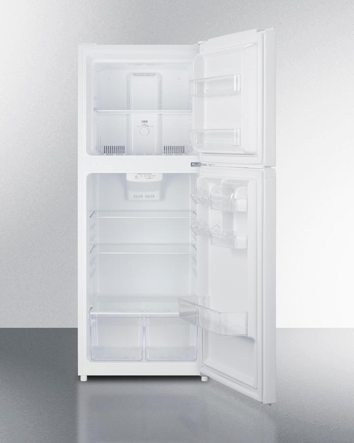 SUMMIT FF1088W Summit 24"" Wide Top Mount Refrigerator-freezer