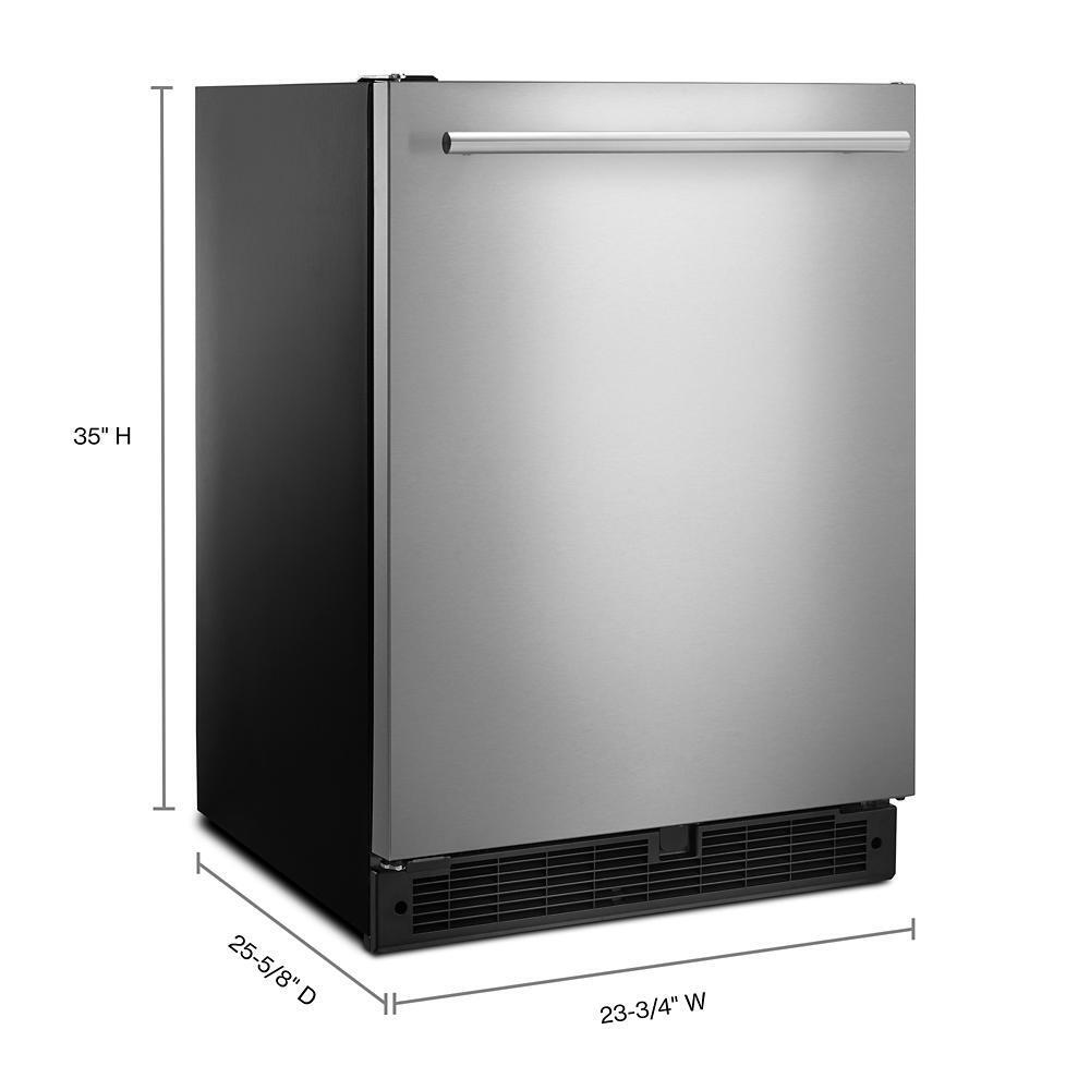 WHIRLPOOL WUR35X24HZ Whirlpool 24-inch Wide Undercounter Refrigerator With Towel Bar ...