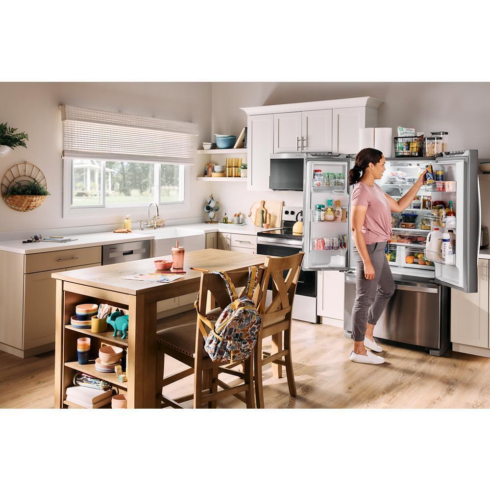 WHIRLPOOL WRFF3436RV Whirlpool 36-inch Wide French Door Bottom Mount Refrigerator