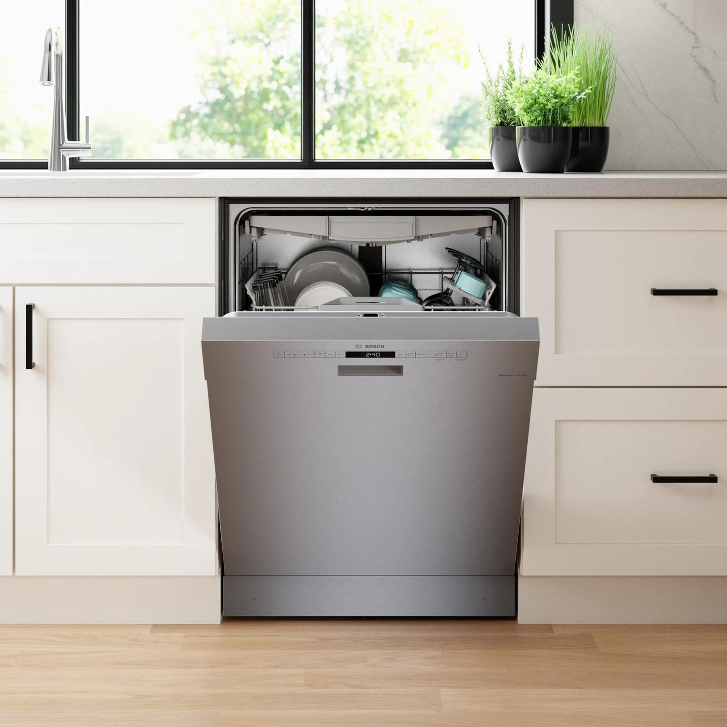 BOSCH SHE53B75UC Bosch 300 Series Dishwasher 24'' Stainless Steel She53b75uc