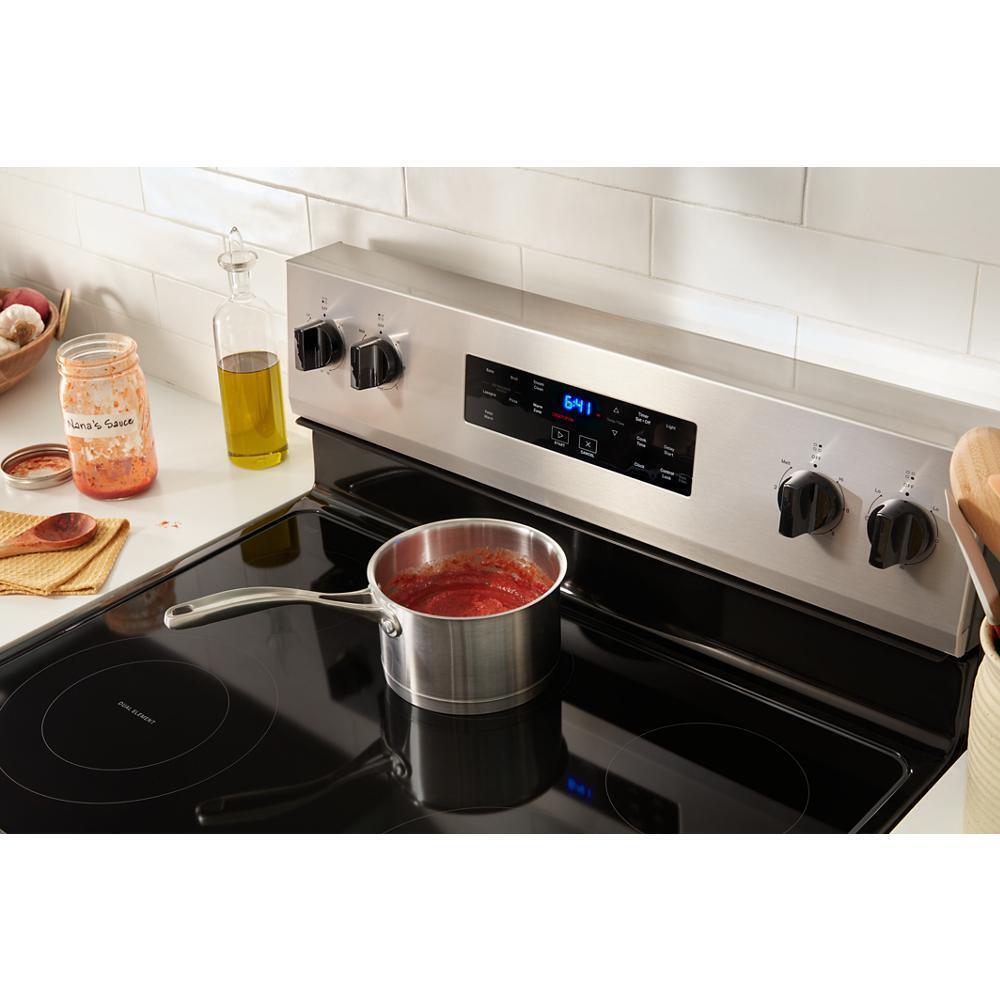 WHIRLPOOL WFES3530RS Whirlpool 30-inch Electric Range With Steam Clean
