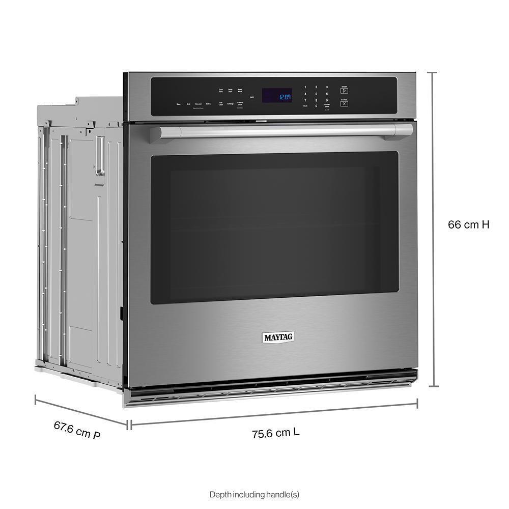 MAYTAG MOES6030LZ Maytag 30-inch Single Wall Oven With Air Fry and Basket - 5.0 Cu. Ft.