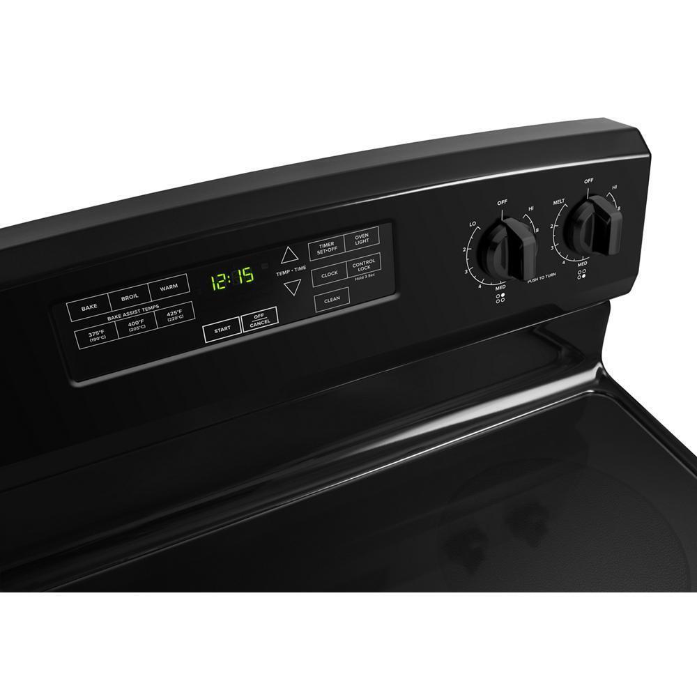 AMANA AER6603SFB 30-inch Amana Electric Range With Self-clean Option - Black