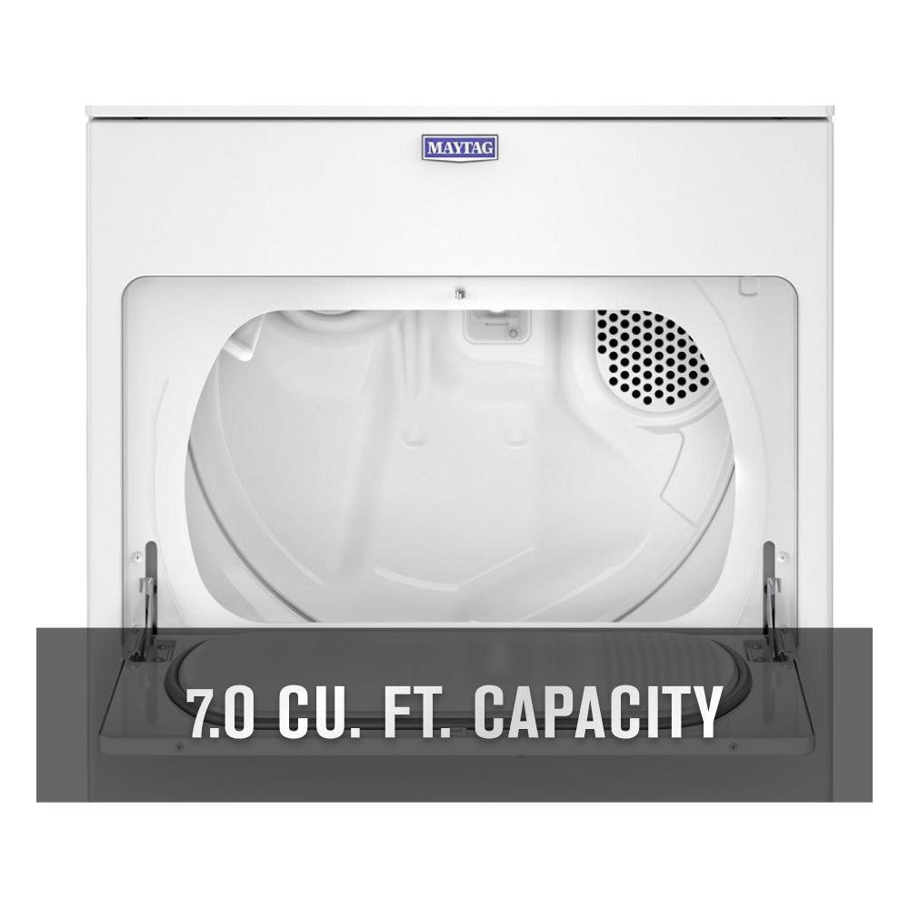MAYTAG MGD4005SW Maytag Top Load Gas Wrinkle Prevent Dryer - 7.0 Cu. Ft.