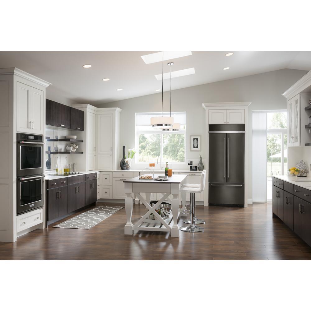 KITCHENAID KBFN502EBS Black-on-stainless Kitchenaid 24.2 Cu. Ft. 42"" Width Built-in ST...