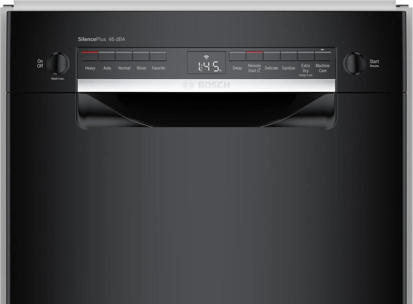 BOSCH SPE53C56UC Bosch 300 Series Dishwasher 17 3/4"" Black Spe53c56uc