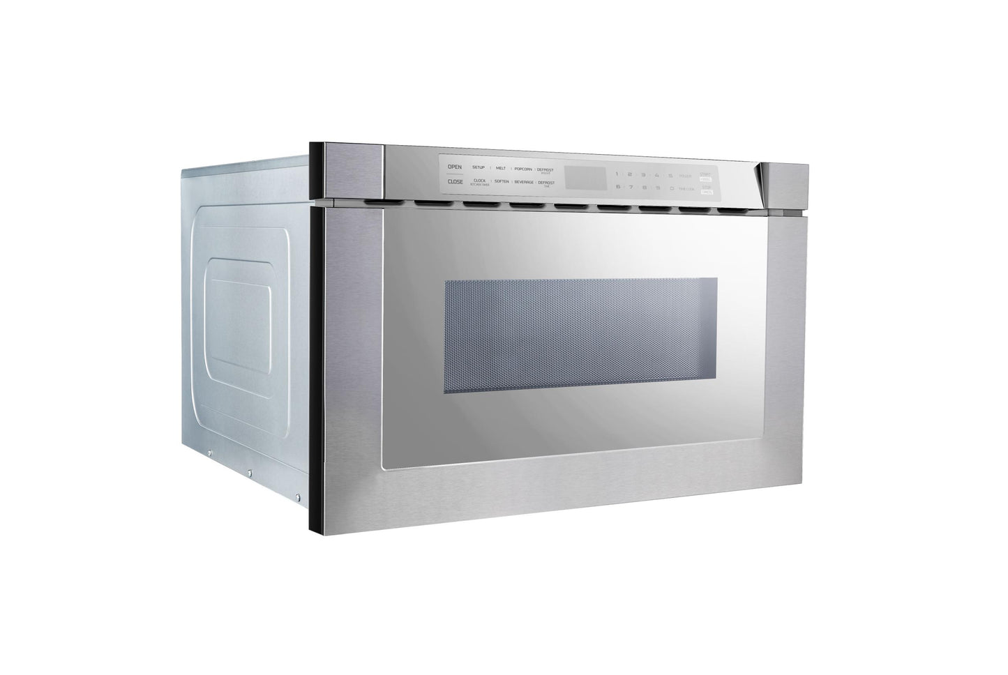 XO APPLIANCE XOMWD24SM XO Appliance 24"" Built-in Microwave Drawer - Silver Mirror Finish
