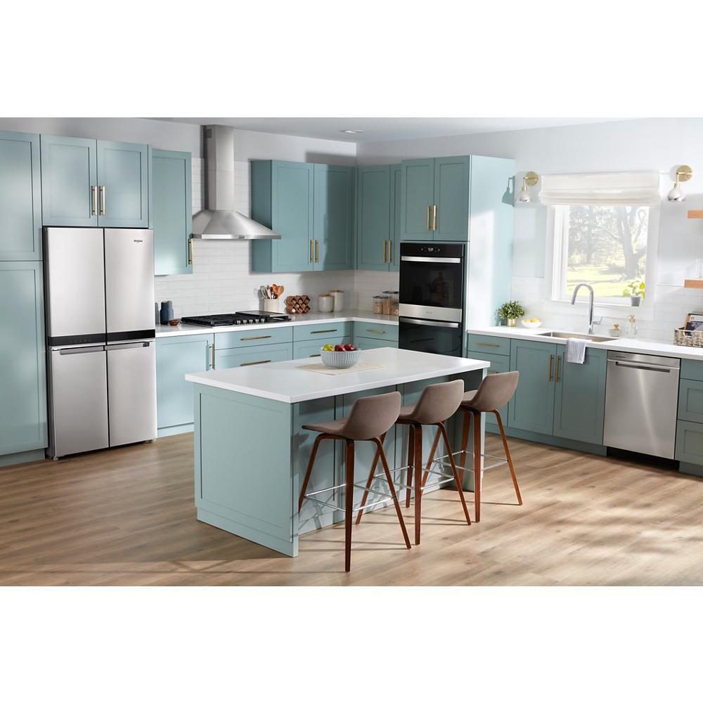 WHIRLPOOL WCGK7536PS Whirlpool 36-inch Gas Cooktop With 2-in-1 Hinged Grate To Griddle