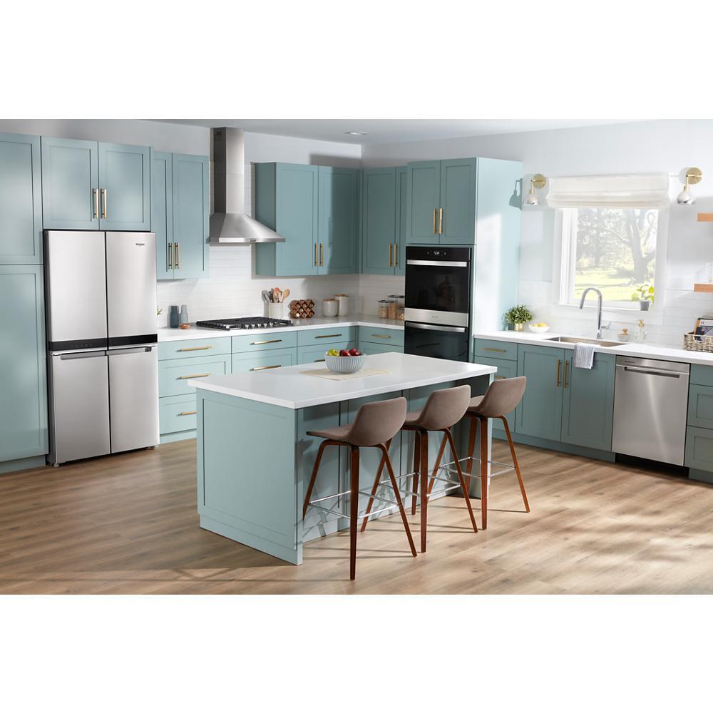 WHIRLPOOL WRQA59CNKZ 36-inch Wide Counter Depth 4 Door Refrigerator - 19.4 Cu. Ft.