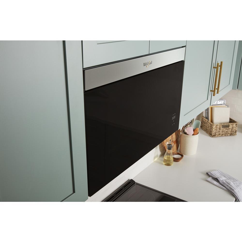 WHIRLPOOL WMMF5930PB 1.1 Cu. Ft. Flush Mount Microwave With Turntable-free Design