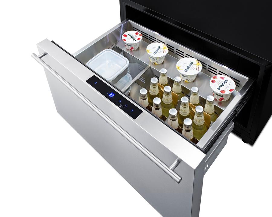 SUMMIT SDR301OS Summit 30"" Wide Built-in Outdoor Drawer Refrigerator