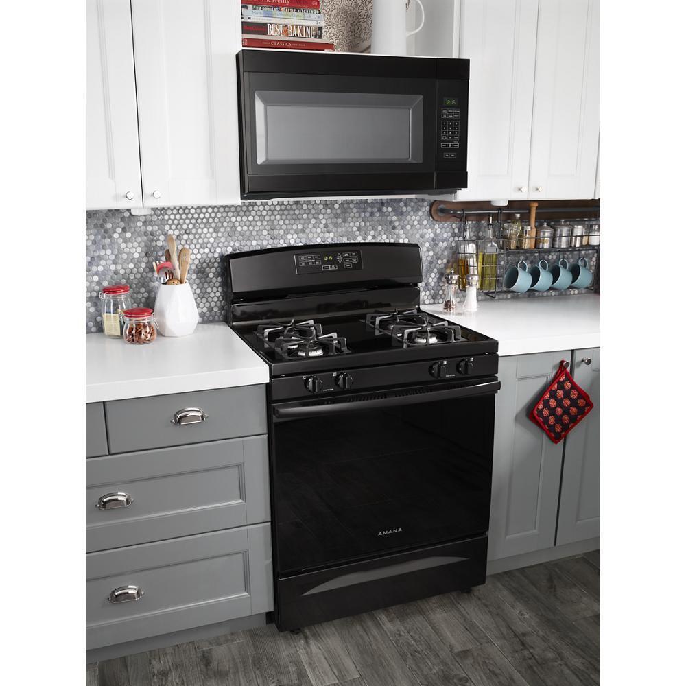 AMANA AMV2307PFB Amana 1.6 Cu. Ft. Amana Over-the-range Microwave With Add 0:3...