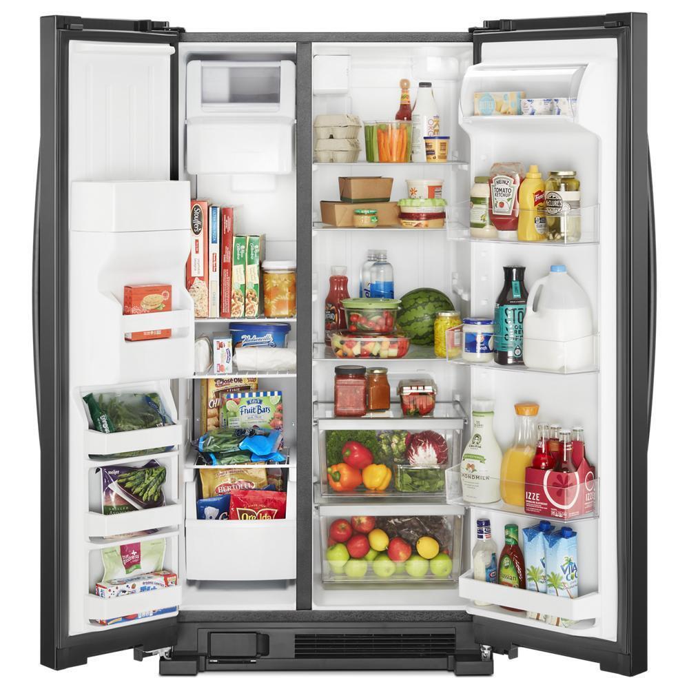 WHIRLPOOL WRS331SDHB Whirlpool 33-inch Wide Side-by-side Refrigerator - 21 Cu. Ft. - ...