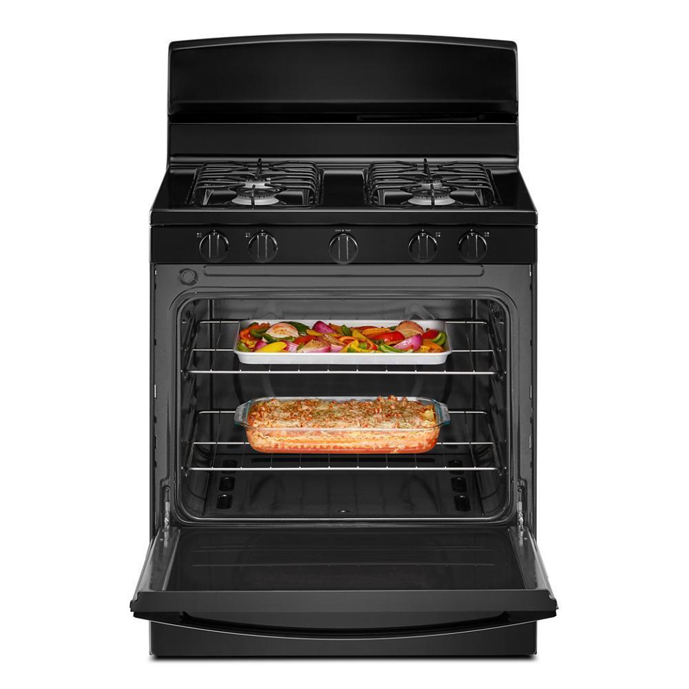 AMANA AGR4203MNB Amana 30-inch Gas Range With Easy-clean Glass Door