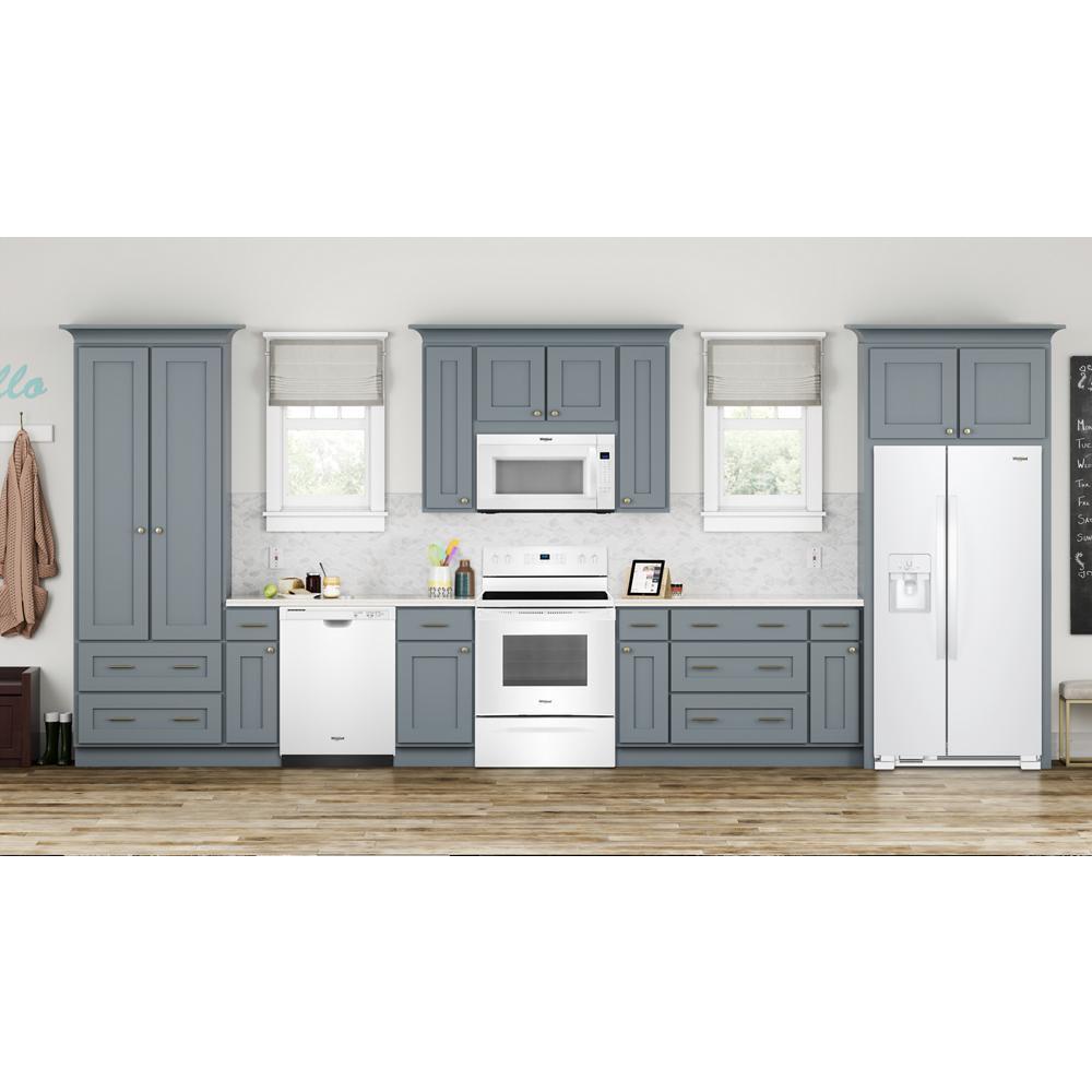 WHIRLPOOL WRS325SDHW Whirlpool 36-inch Wide Side-by-side Refrigerator - 24 Cu. Ft. - ...
