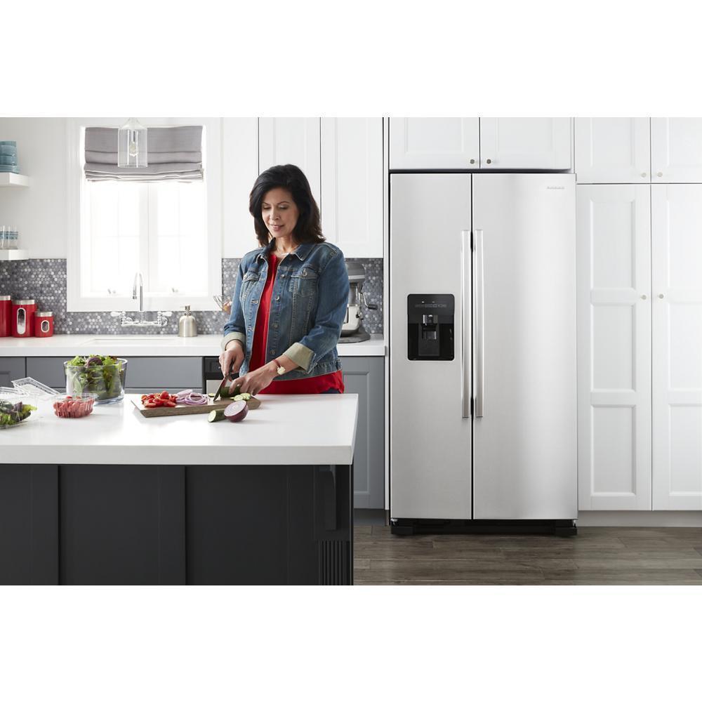 AMANA ASI2175GRS Amana 33-inch Side-by-side Refrigerator With Dual Pad External I...