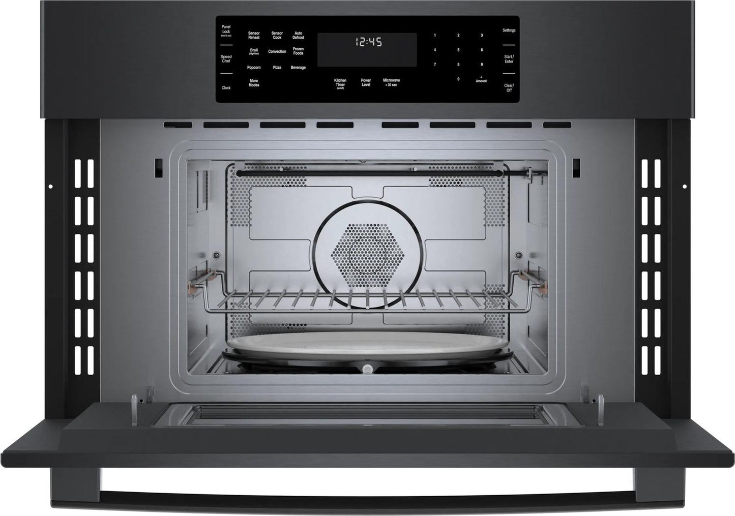 BOSCH HMC80242UC Bosch 800 Series 30"" Speed Oven, Hmc80242uc, Black Stainless Steel