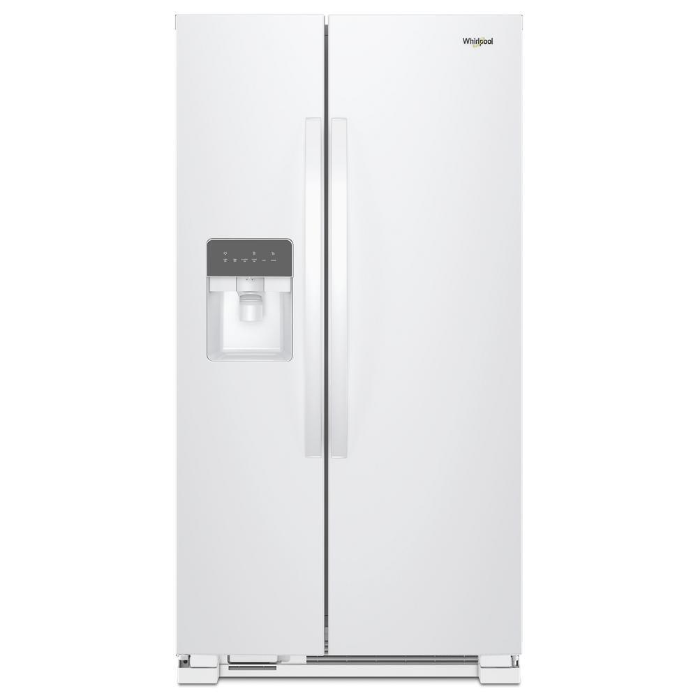 WHIRLPOOL WRS315SDHW Whirlpool 36-inch Wide Side-by-side Refrigerator - 25 Cu. Ft. - ...