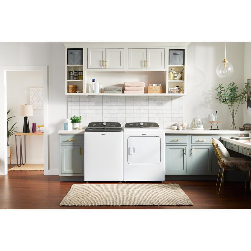 WHIRLPOOL WGD6150PW 7.0 Cu. Ft. Whirlpool Top Load Gas Dryer With Moisture Sensor