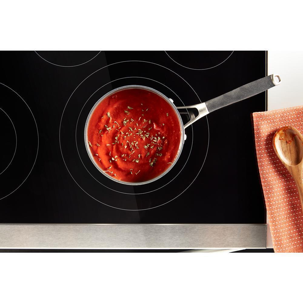 WHIRLPOOL WFES5030RW 30-inch Electric Range With Air Fry and Air Baking, Self Cleaning, ...