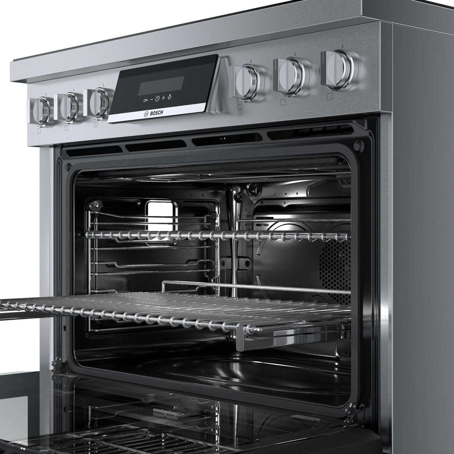 BOSCH HIS8655U 800 Series Induction Freestanding Range 36'' Stainless Steel His8655u