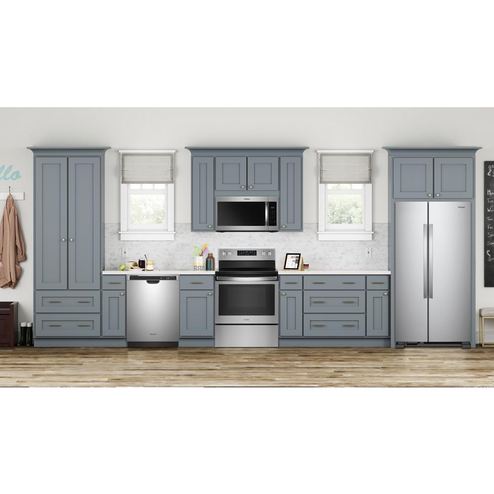 WHIRLPOOL WRS315SNHM Whirlpool 36-inch Wide Side-by-side Refrigerator - 25 Cu. Ft. - ...