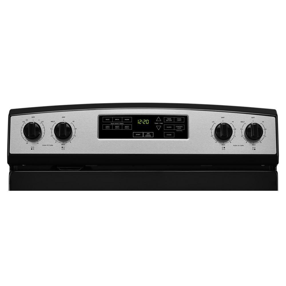 AMANA AER6603SMS 30-inch Amana Electric Range With Extra-large Oven Window
