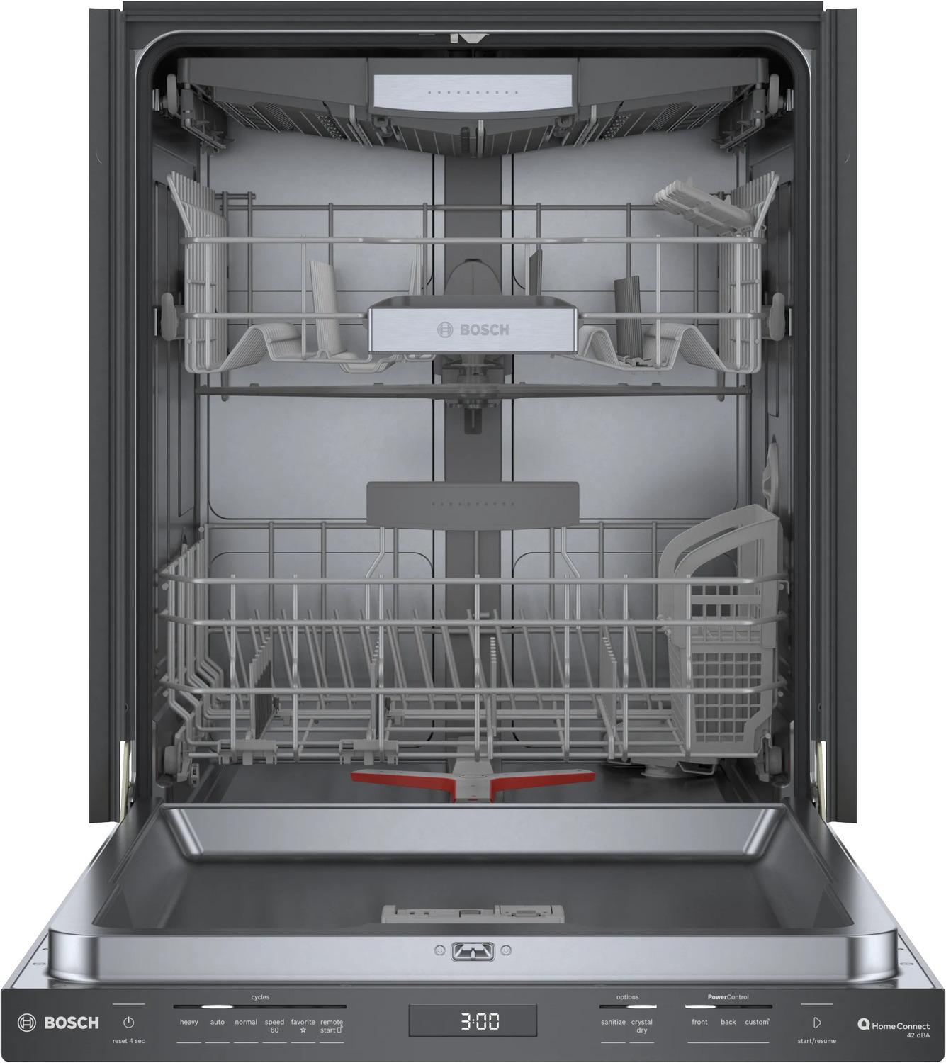 BOSCH SHP78CM4N Bosch 800 Series Dishwasher 24"" Black Inox