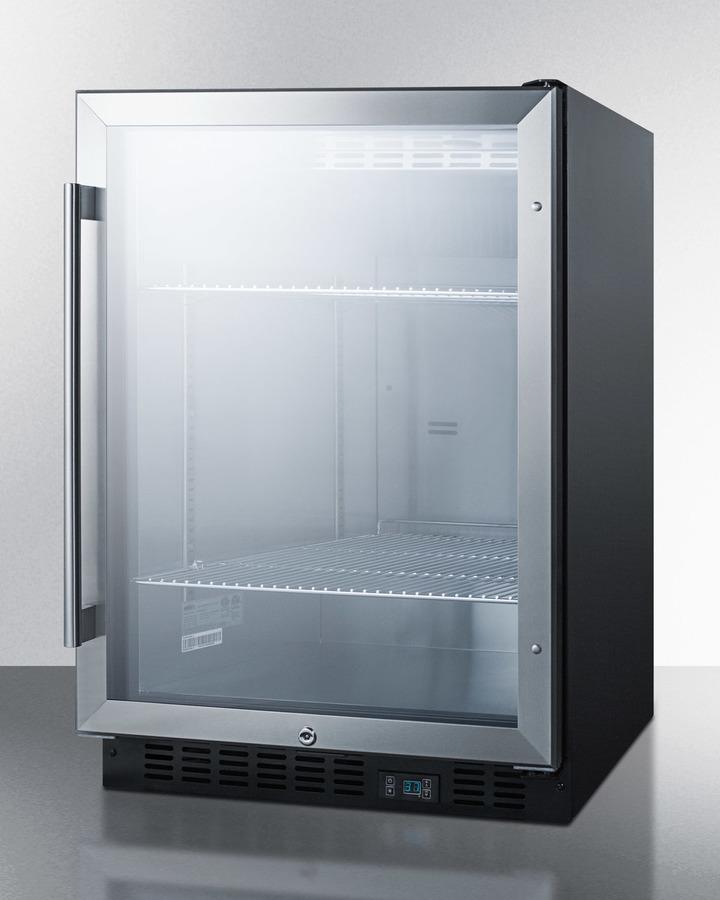 SUMMIT SCR610BL Built-in Undercounter Commercial Beverage Center W/ss Interior, LOC...