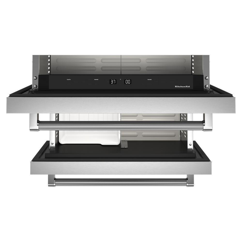 KITCHENAID KUDF204KSB 24"" Stainless Steel Undercounter Double-drawer Refrigerator/freezer