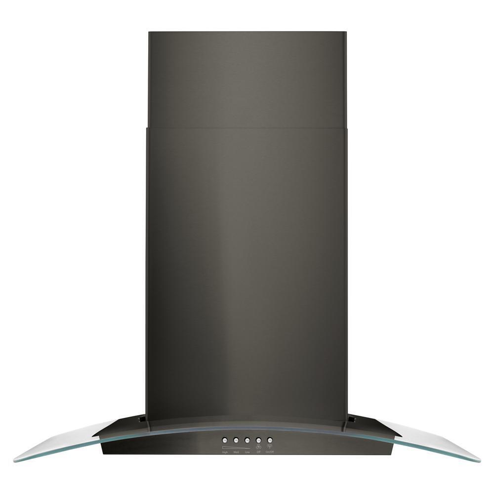 WHIRLPOOL WVW51UC0HV Whirlpool 30"" Concave Glass Wall Mount Range Hood