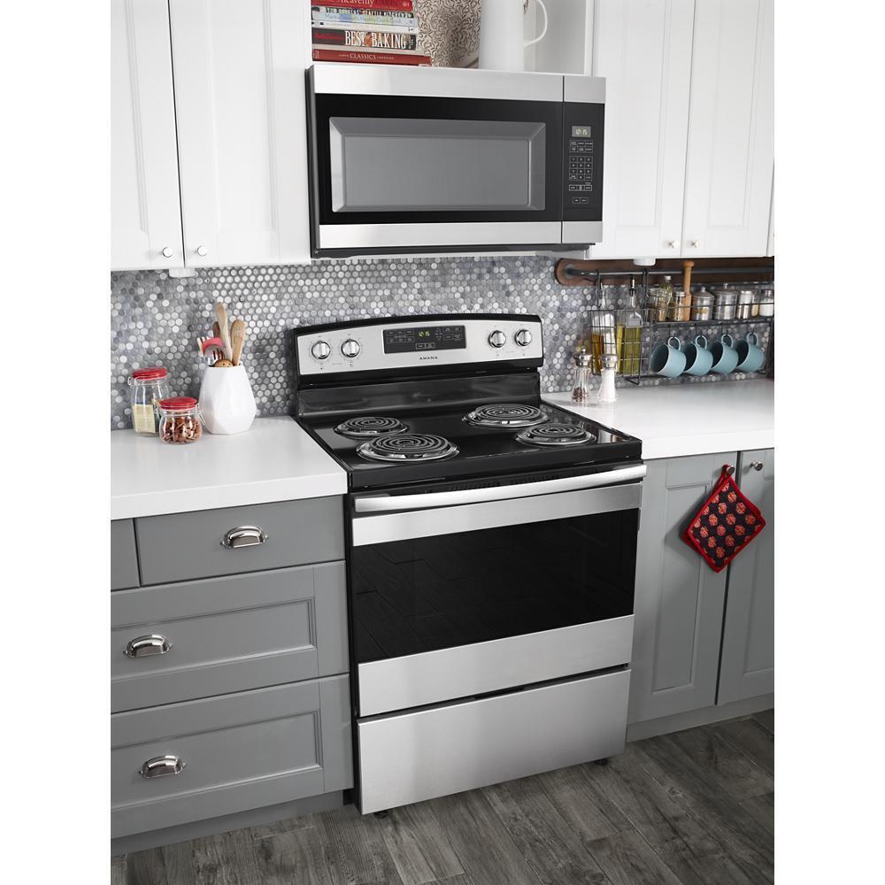 AMANA AMV2307PFS Amana 1.6 Cu. Ft. Amana Over-the-range Microwave With Add 0:3...