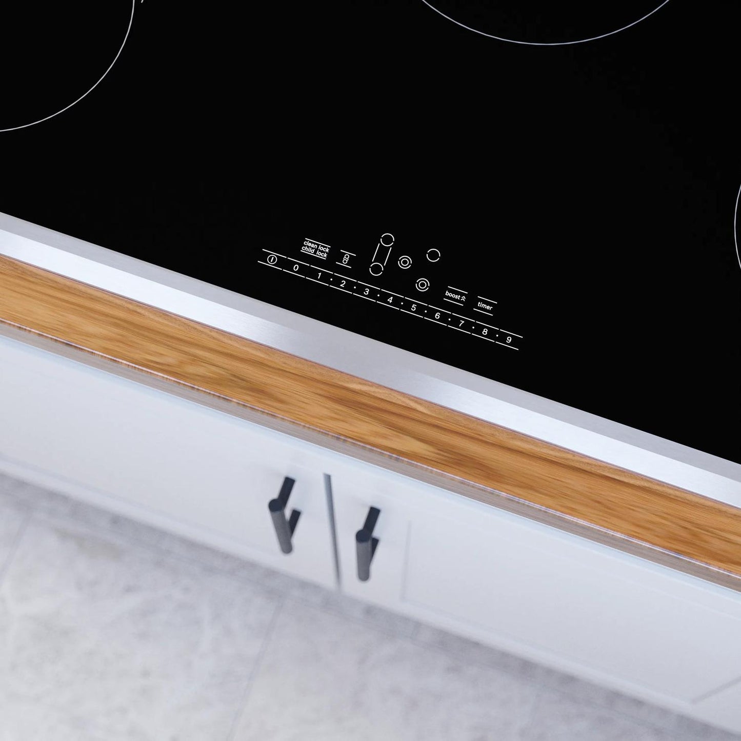 BOSCH NET8669SUC 800 Series Electric Cooktop 36'' Black, Surface Mount With Frame NE...