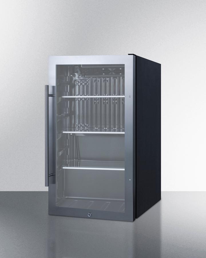 SUMMIT SPR488BOS Summit Shallow Depth Indoor/outdoor Beverage Cooler