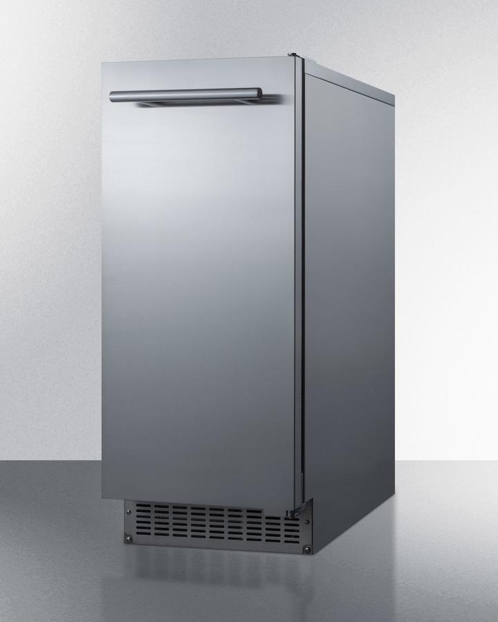 SUMMIT BIM68OSGDR 15"" Wide 62 Lb. Built-in Undercounter Commercially Listed INDOOR/OU...