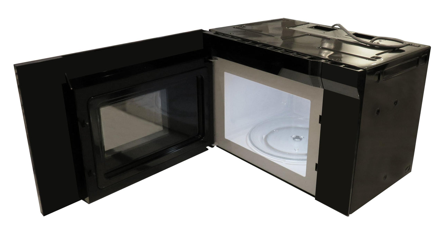 XO APPLIANCE XOOTR24BS XO Appliance 24""w Otr 1000w 300cfm 1.34 Cu Ft - Black Glass