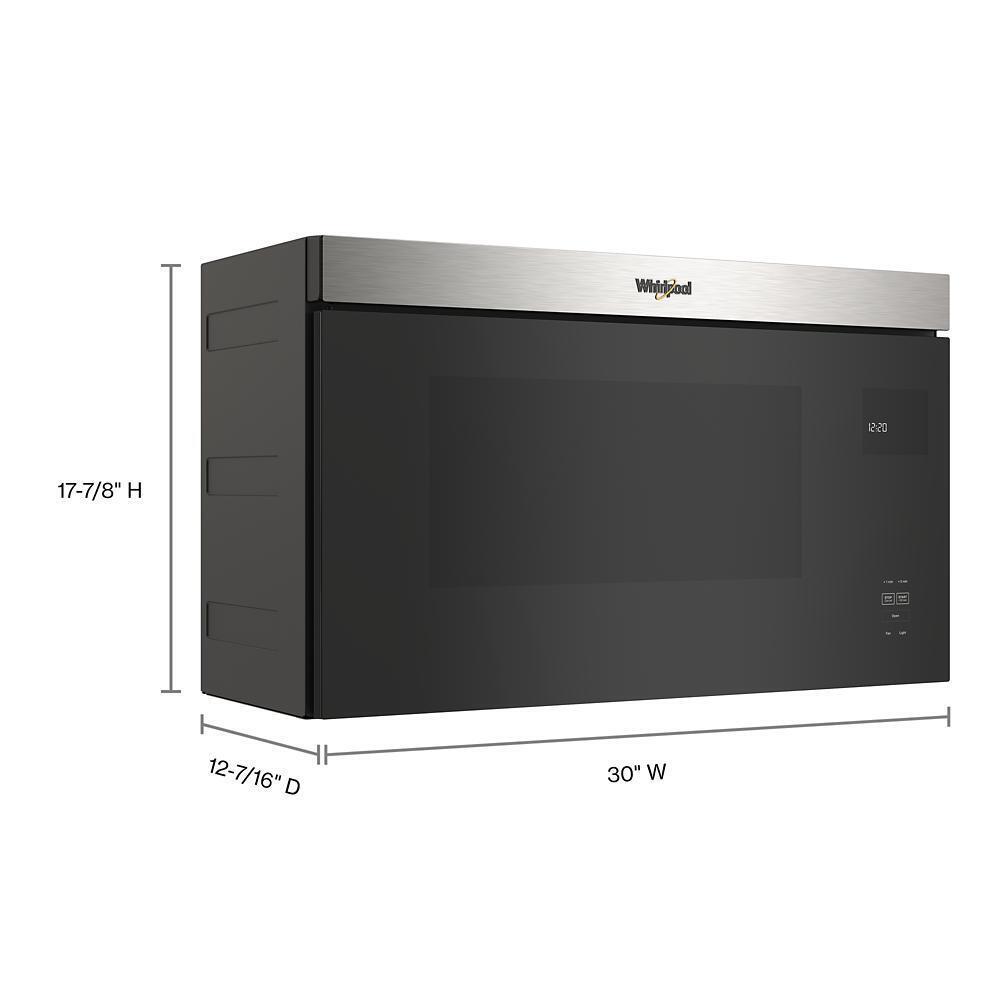 WHIRLPOOL WMMF5930PZ 1.1 Cu. Ft. Flush Mount Microwave With Turntable-free Design