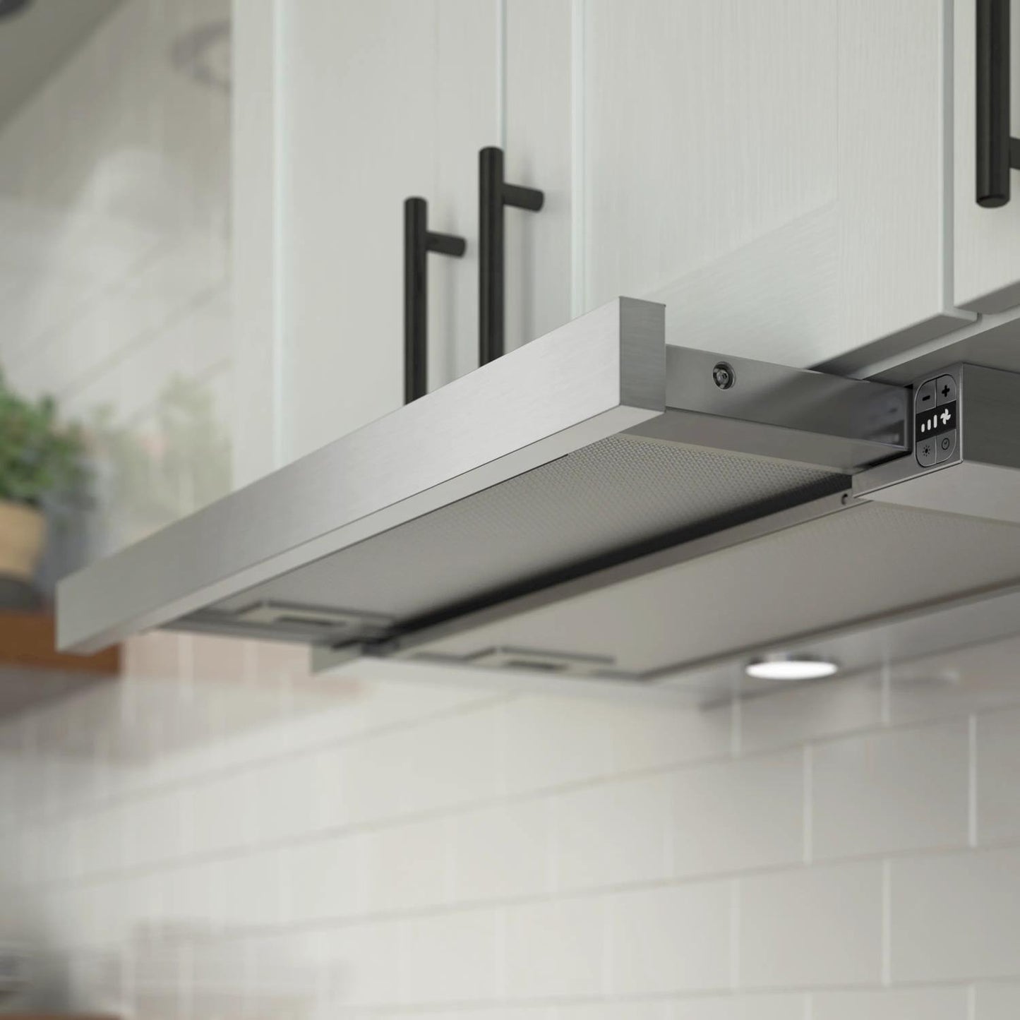 BOSCH HUI54452UC 500 Series 24"" Pull-out Hood, 400 Cfm, Hui54452uc, Stainless Steel